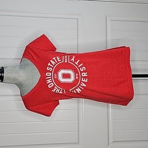 Ohio State Authentic Apparel Women's Tee Shirt, Red, Size Large